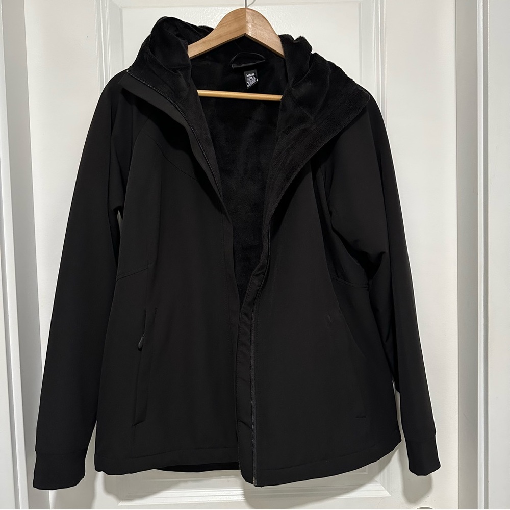 Kirkland Signature Women's Black Utility Jacket Fully Lined
